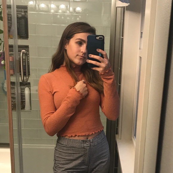 Urban Outfitters Tops - Urban outfitters ruffle mock turtleneck